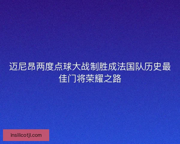 迈尼昂两度点球大战制胜成法国队历史最佳门将荣耀之路